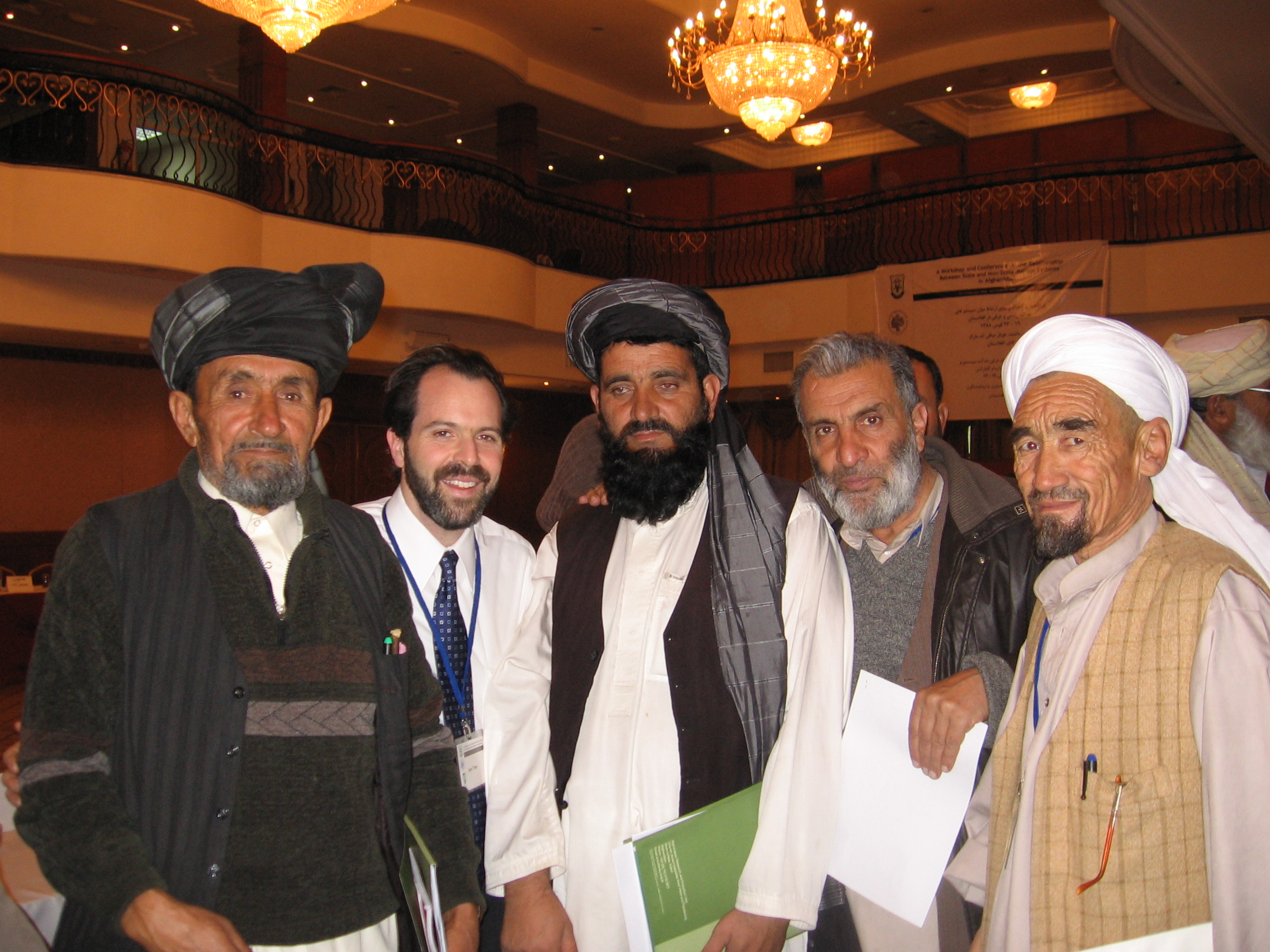 Alex Thier with Afghan participants