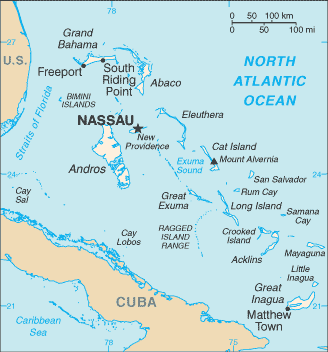 United States Map Bahamas