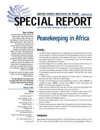Docking_SR66_cover.jpg Peacekeeping in Africa - SR 66 (Image: USIP)