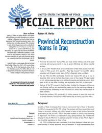 Perito_SR185_cover.jpg Provincial Reconstruction Teams in Iraq - SR 185 (Image: USIP)