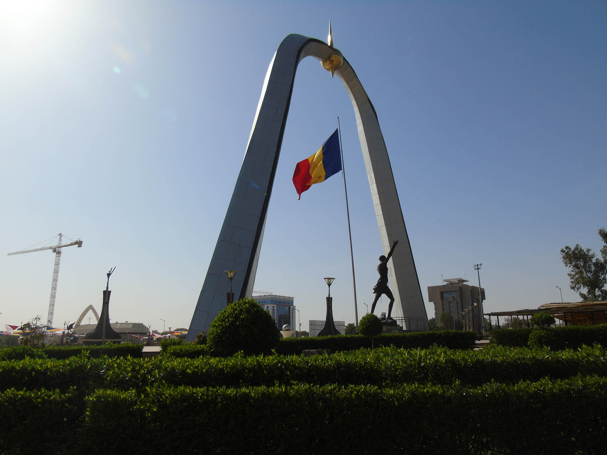 The “Place de la Nation” in the city of N'Djamena, the capital of Chad. December 23, 2018. (Yacoub/Wikimedia Commons)