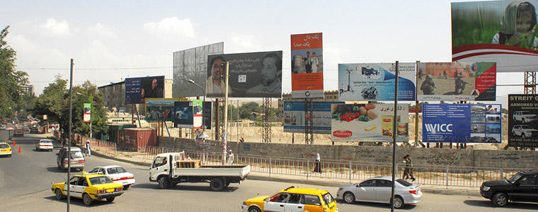 Election posters in Kabul from the 2009 elections. Photo Credit: Flickr/US Embassay Kabul