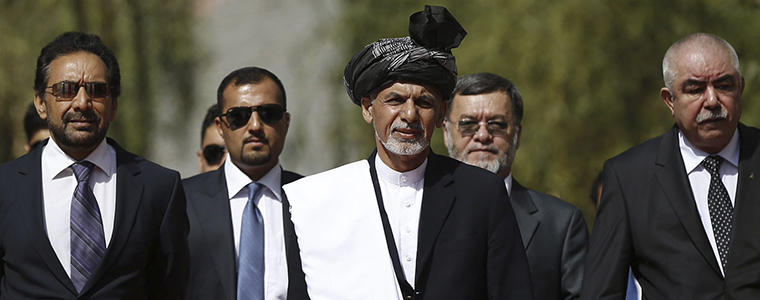 Ashraf Ghani Ahmadzai arrives for his inauguration at the presidential palace in Kabul, Afghanistan, Sept. 29, 2014. Photo Credit: The New York Times/Omar Sobhani