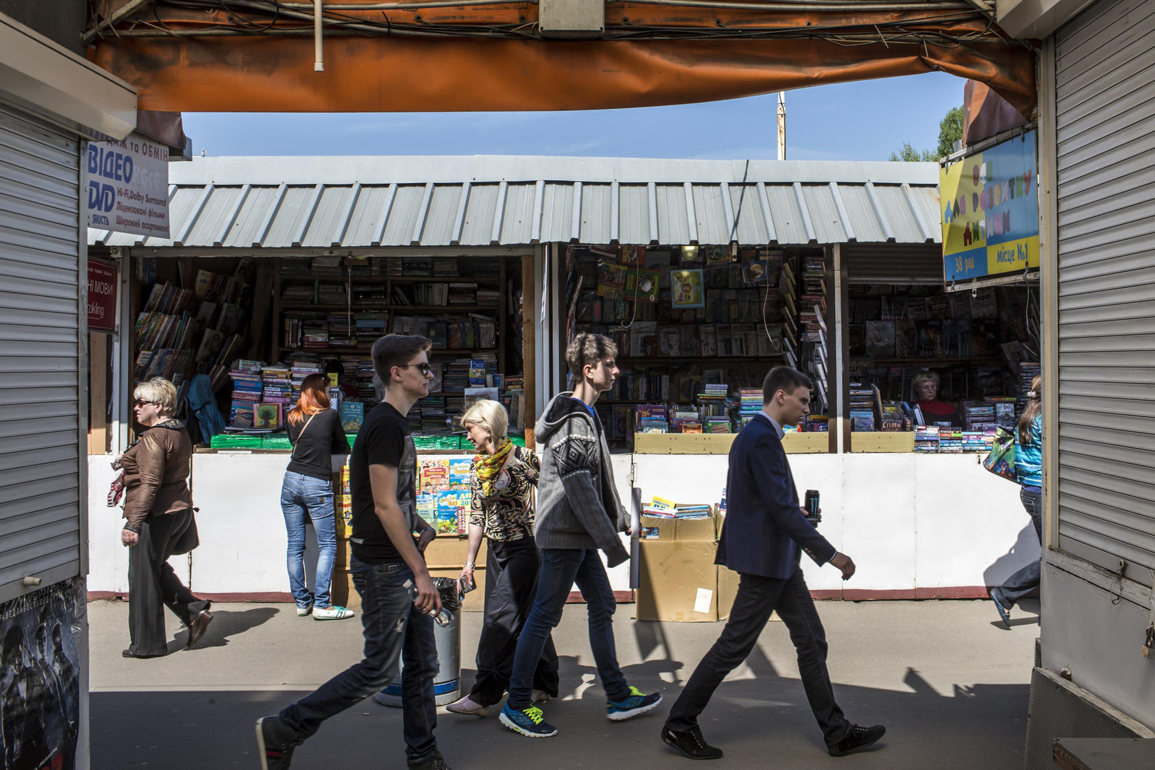 The Pretrivka market in Kiev, Ukraine, May 6, 2015. As the rest of Europe tries desperately to shrug off low inflation, Ukraine has added rapidly rising prices — officially up 61 percent, and perhaps more — to its long list of problems during its civil war with Russian-backed rebels. (Brendan Hoffman/The New York Times)
