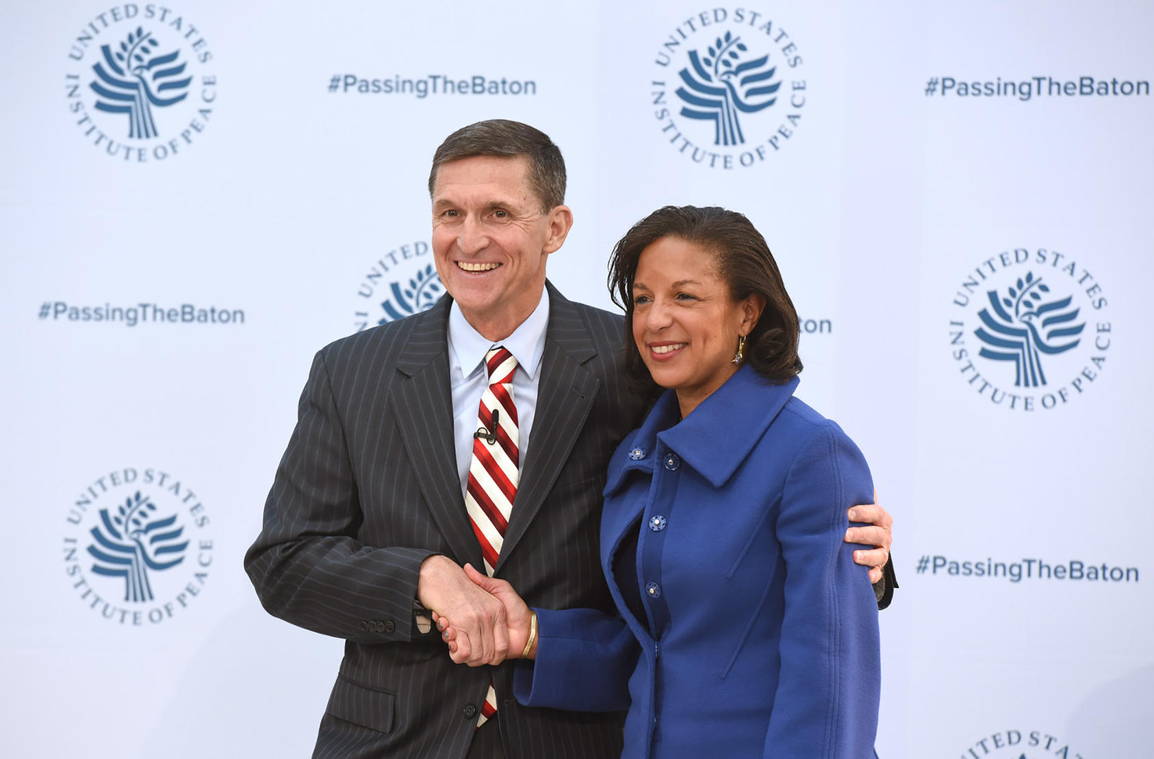 National Security Advisor Michael Flynn and Former National Security Advisor Susan Rice 