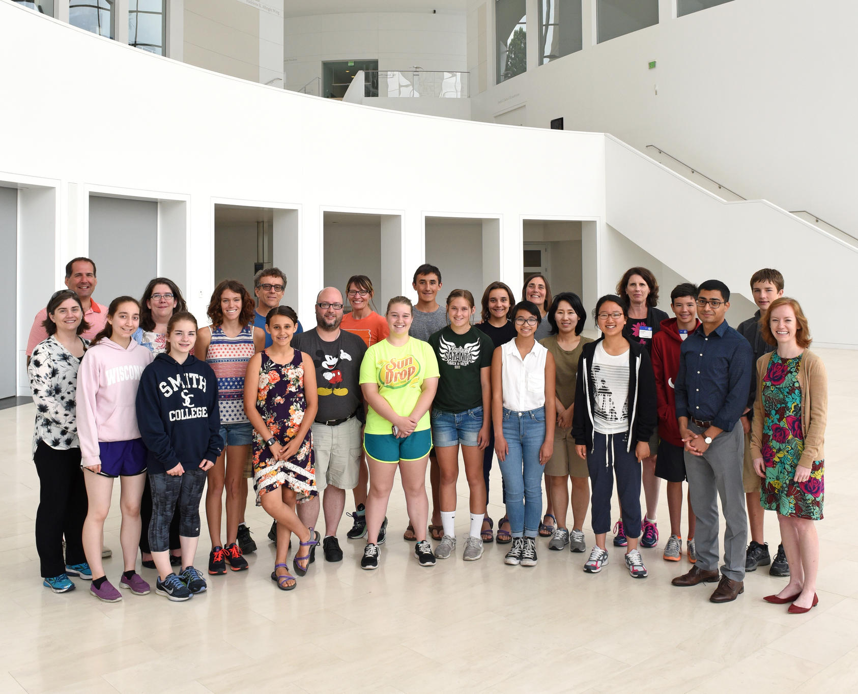 NHD participants visit the U.S. Institute of Peace during award week in June, 2016.