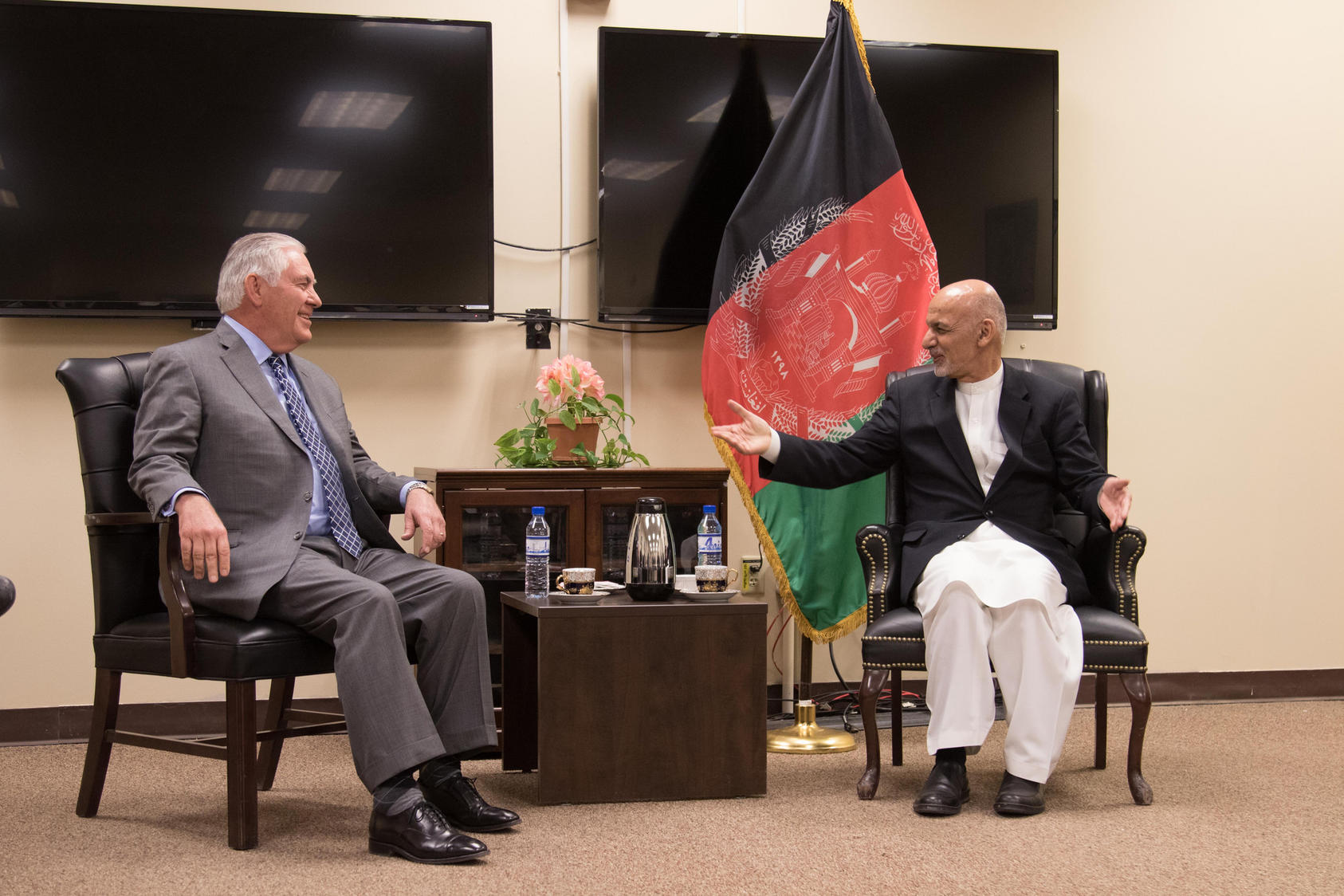 Secretary Tillerson Meets With Afghan President Ghani