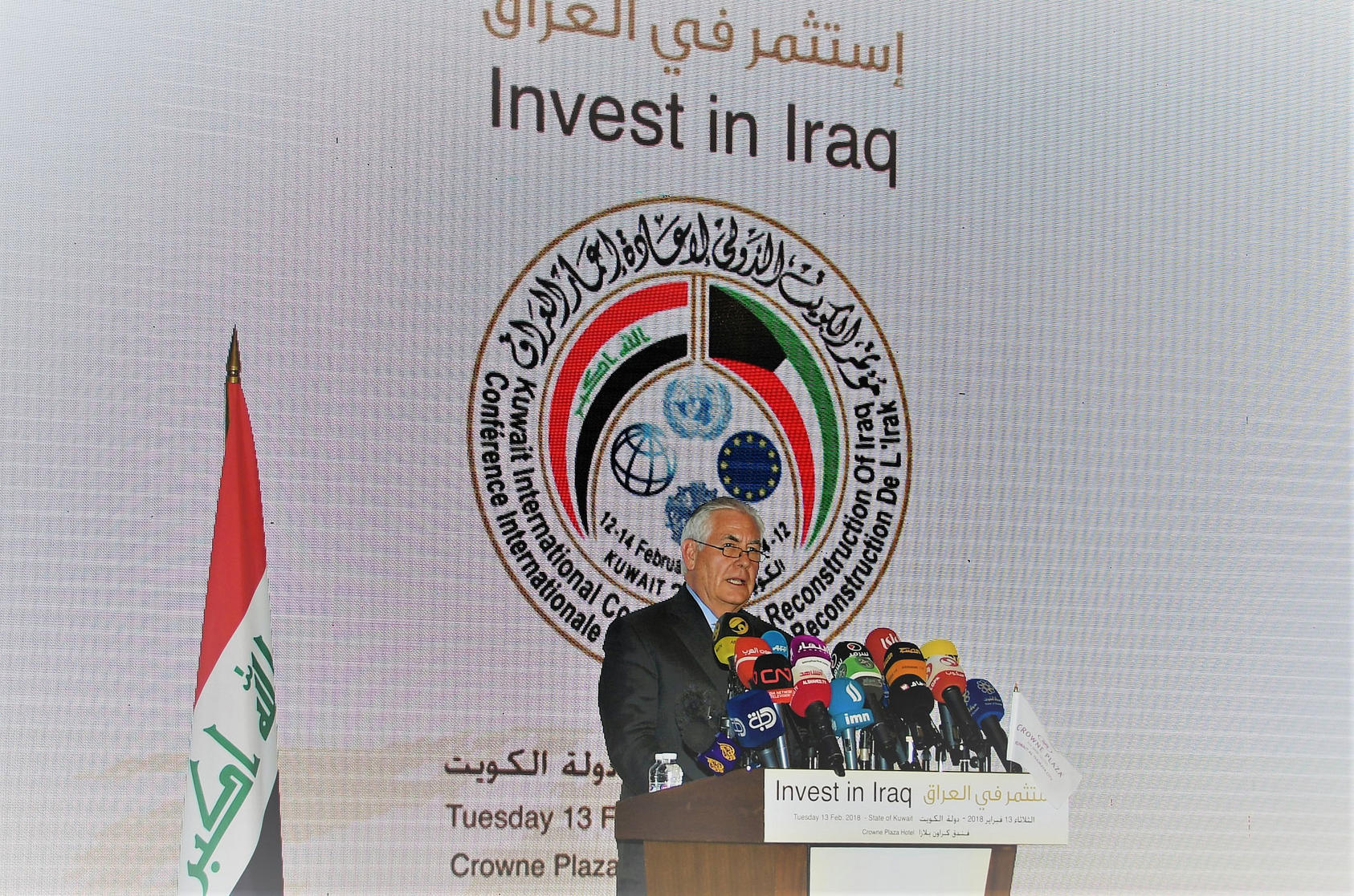 Tillerson Delivers Remarks at Iraq Reconstruction Conference