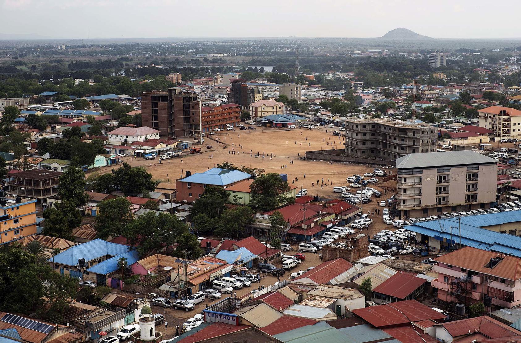 An overview of South Sudan's capital city, Juba, on March 21, 2018. (Kassie Bracken/The New York Times)
