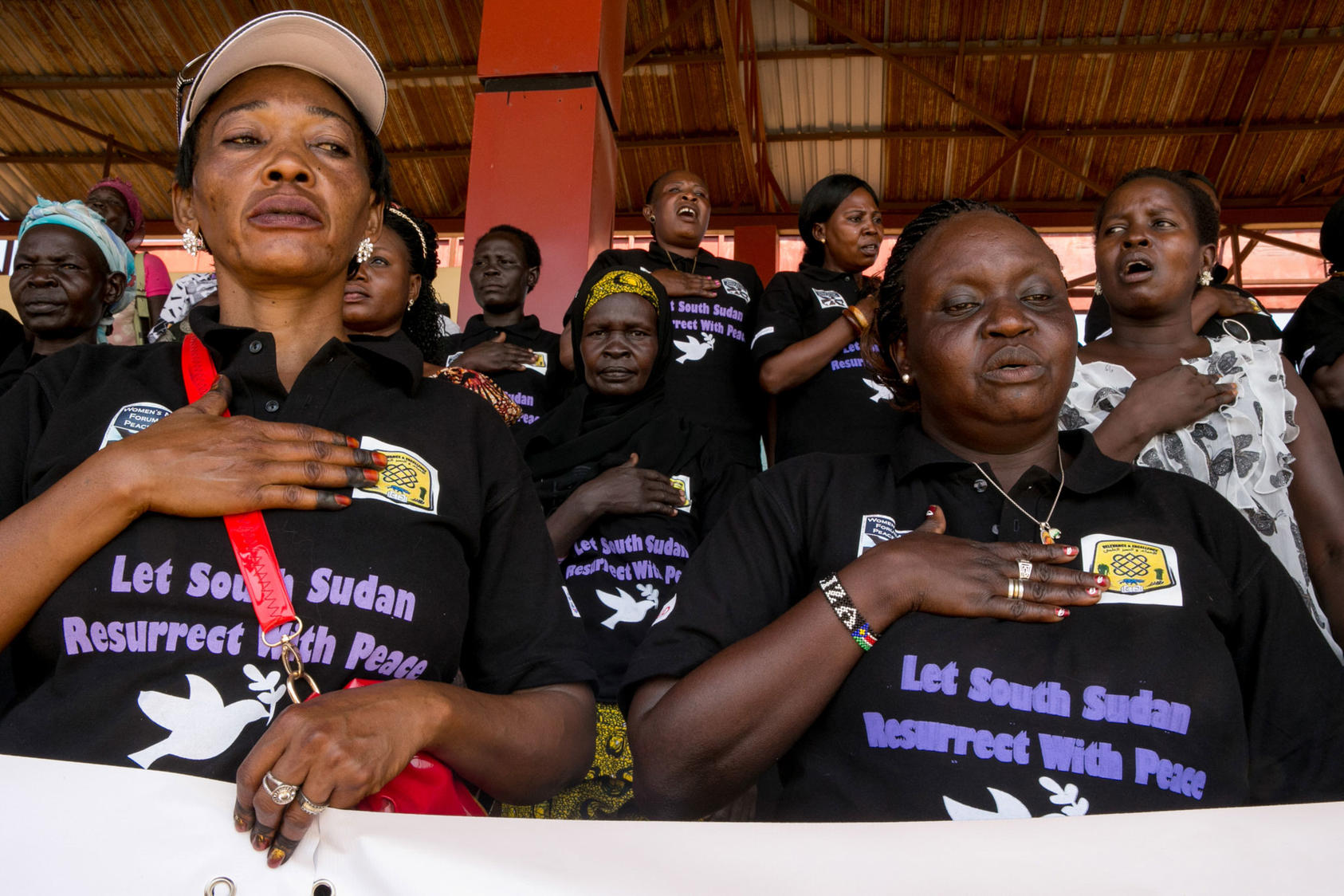 South Sudanese women call leadership to recommit to peace (UNMISS/Isaac Billy)