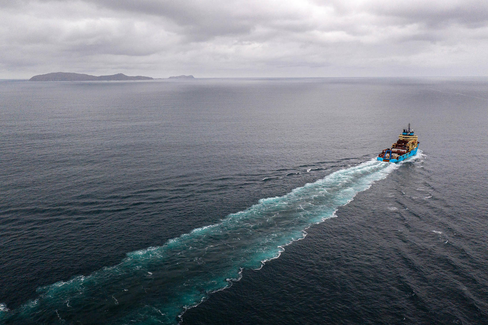 A ship carries seabed samples from the remote Clarion-Clipperton Zone of the Pacific Ocean, about 1,500 miles southwest of San Diego. June 7, 2021. (Tamir Kalifa/The New York Times)