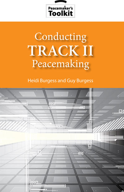 Conducting Track II Peace Making Book Cover