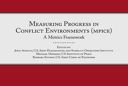 Measuring Progress in Conflict Environments book cover