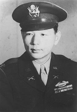 Army Lt. Spark Matsunaga during World War II