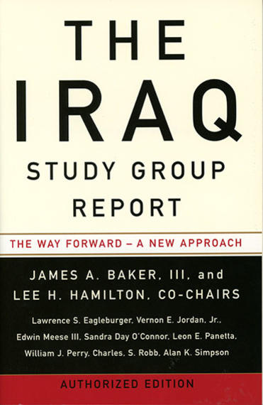Iraq Study Group report cover
