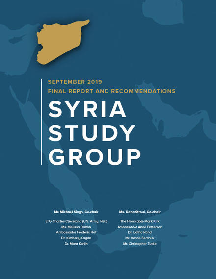Syria Study Group Final Report cover