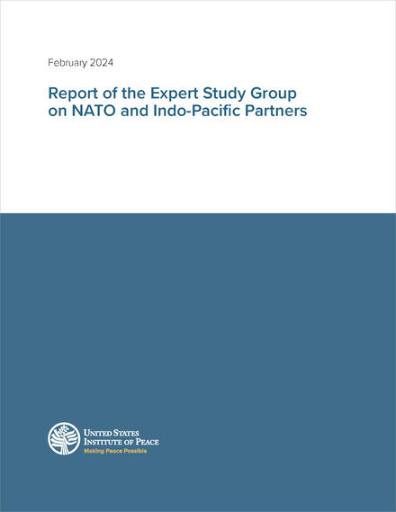 Report of the Expert Study Group on NATO and Indo-Pacific Partners report cover