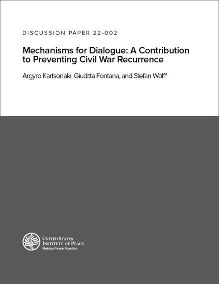 Mechanisms for Dialogue discussion paper cover