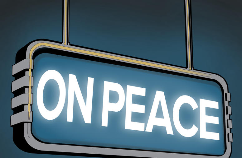 On Peace podcast logo