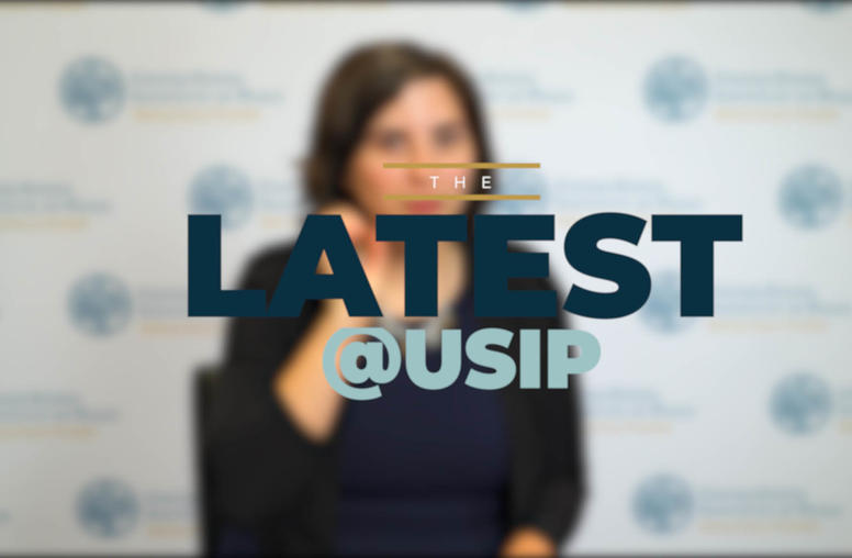 The Latest @ USIP: Promoting Women, Peace and Security Thumbnail