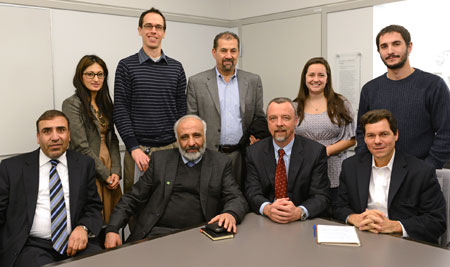 Stanekzai with USIP's Afghanistan team.