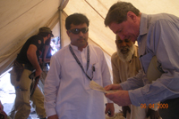 USIP's Jennings Randolph Senior Fellow Imtiaz Ali on his recent trip to Pakistan with Richard Holbrooke. (Photo: USIP)