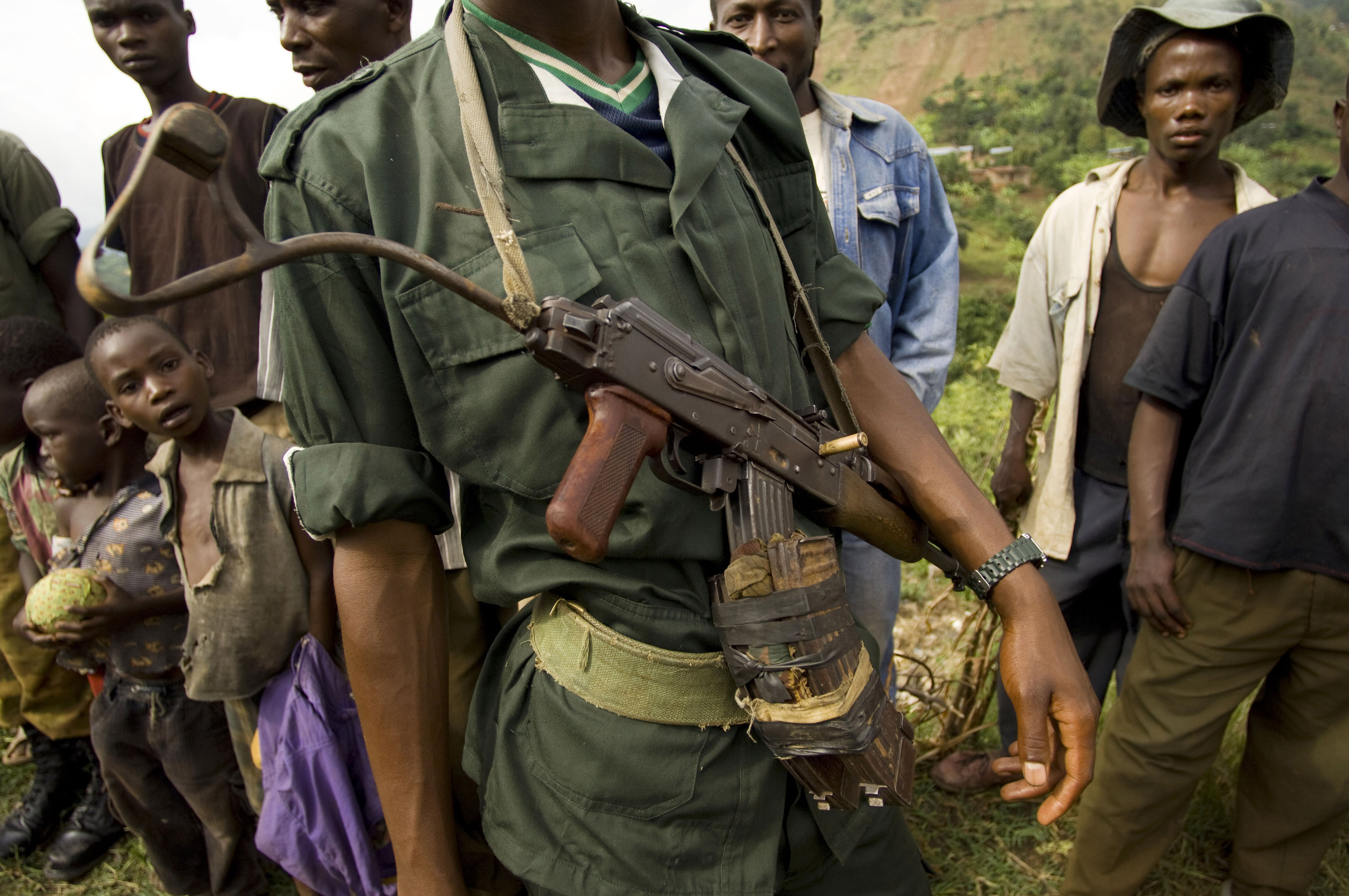 National Liberation Front rebels in the village of Ruyaga, Burundi in June 2008. After 15 years of off-again-on-again civil war, the last of Burundi's rebel groups has finally come to the negotiating table. A cease-fire signed in late May is still holding, and for the first time all the decision makers -- including top rebel leaders who until recently had been demonized as terrorists and commanded troops from exile -- are in the same place, here in the capital, Bujumbura.