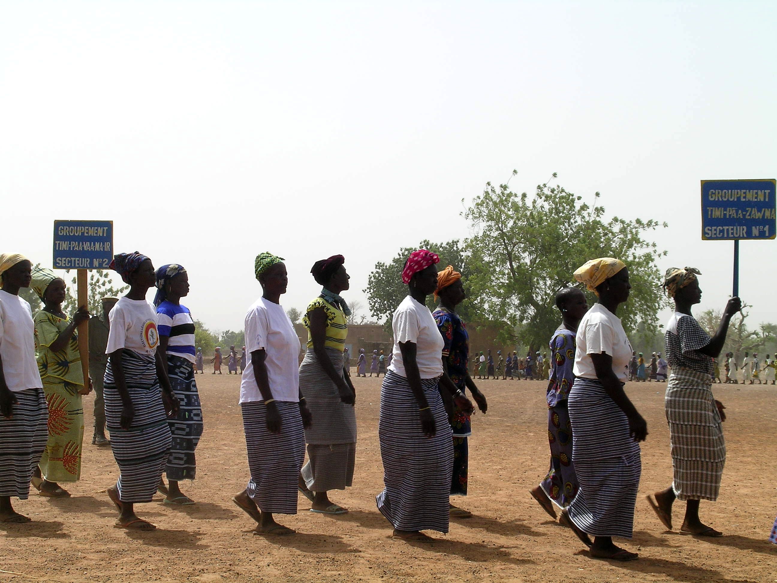 International Women's Day 2008 in Korgnegane, Bougouriba Province in the Burkina Faso 