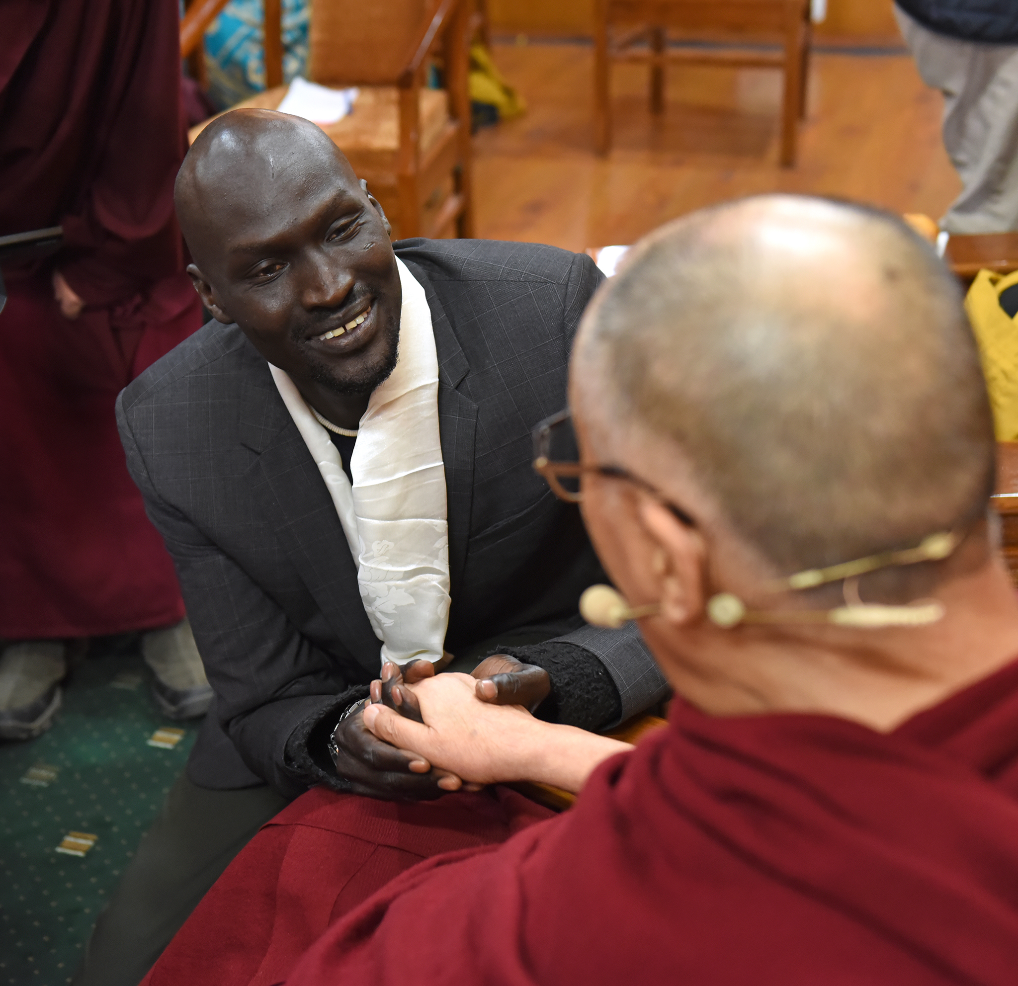 His Holiness the Dalai Lama with Ger Duany