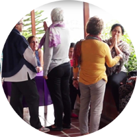 women in colombia in a negotiation training