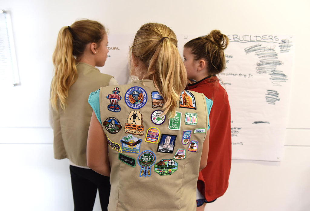 Girl Scouts of Nation's Capital engage in a peacebuilding workshop during their visit to USIP.