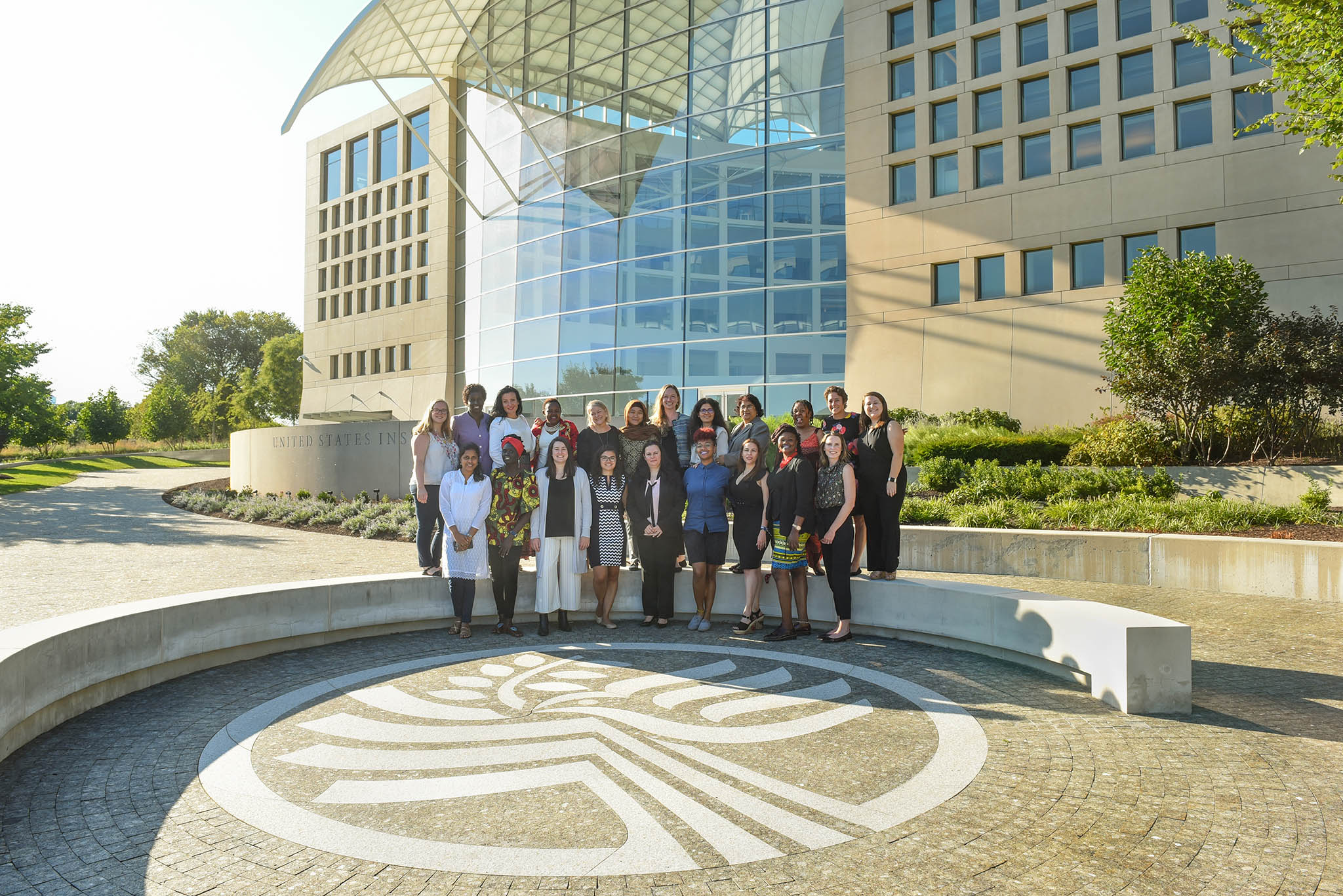 Civil society leaders and facilitators at USIP in August.