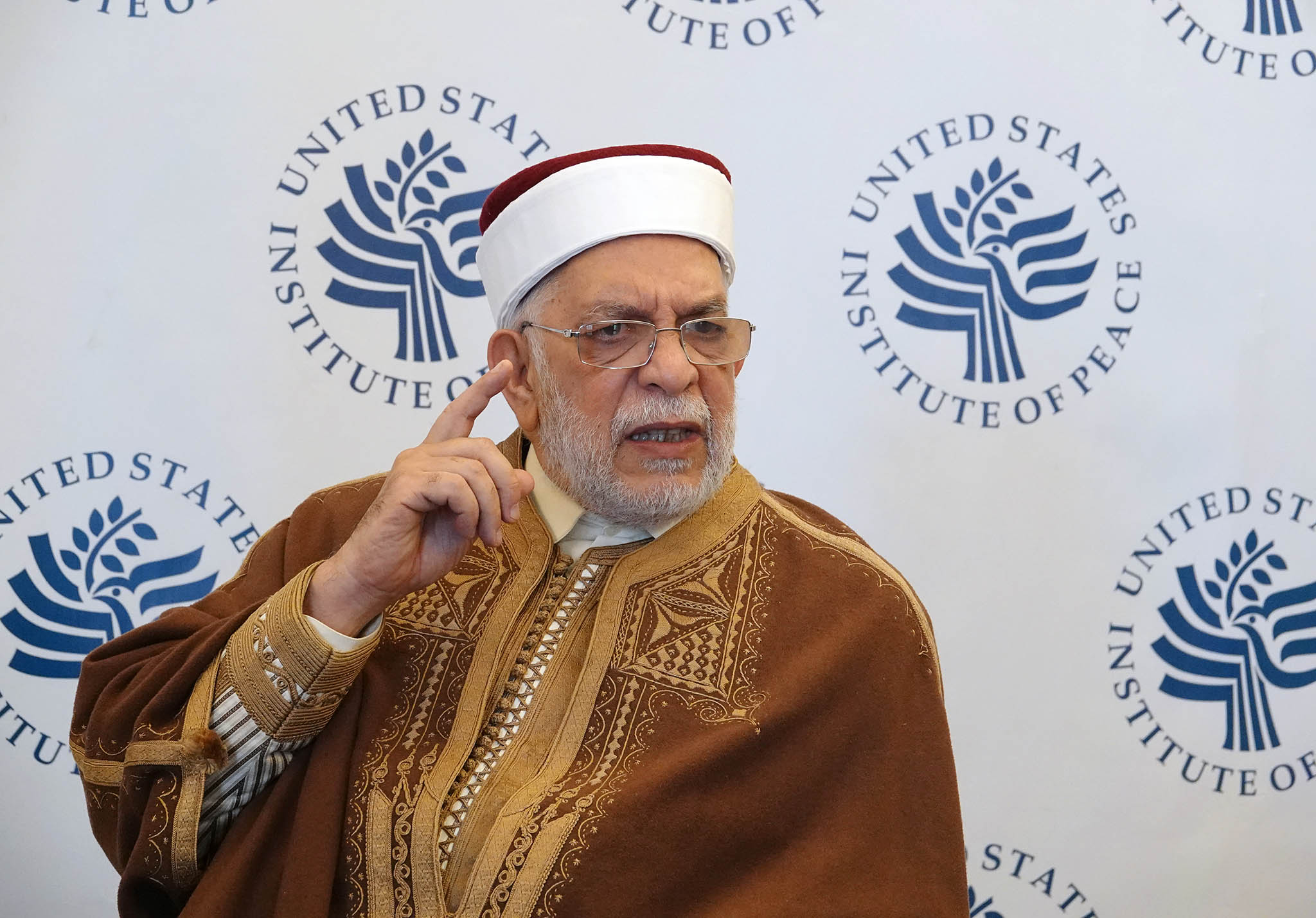 Abdelfattah Mourou at the U.S. Institute of Peace, Nov 26, 2019.