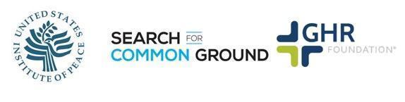 USIP, Search for common ground and GHR logos