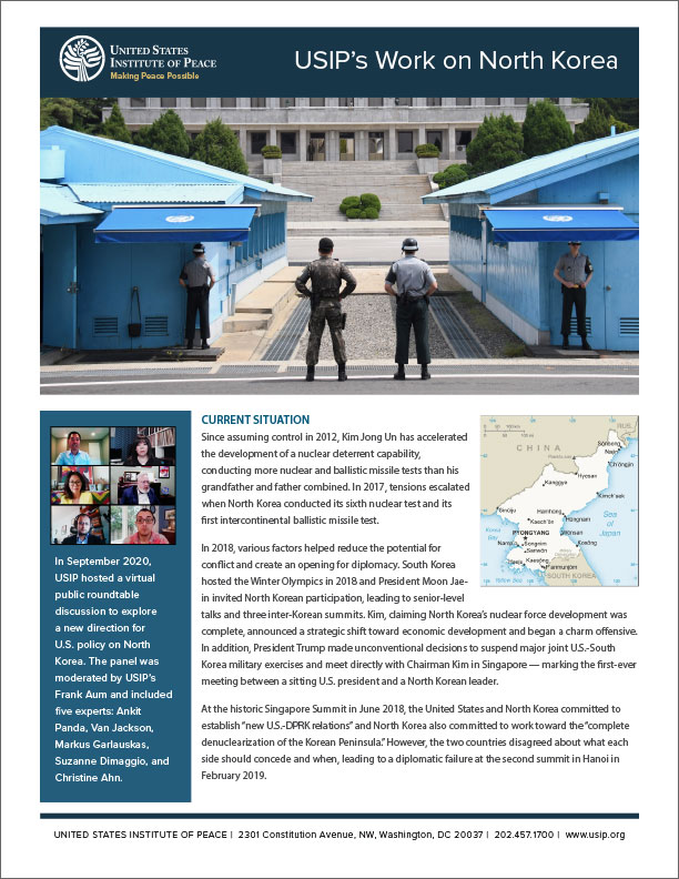 The Current Situation in North Korea cover
