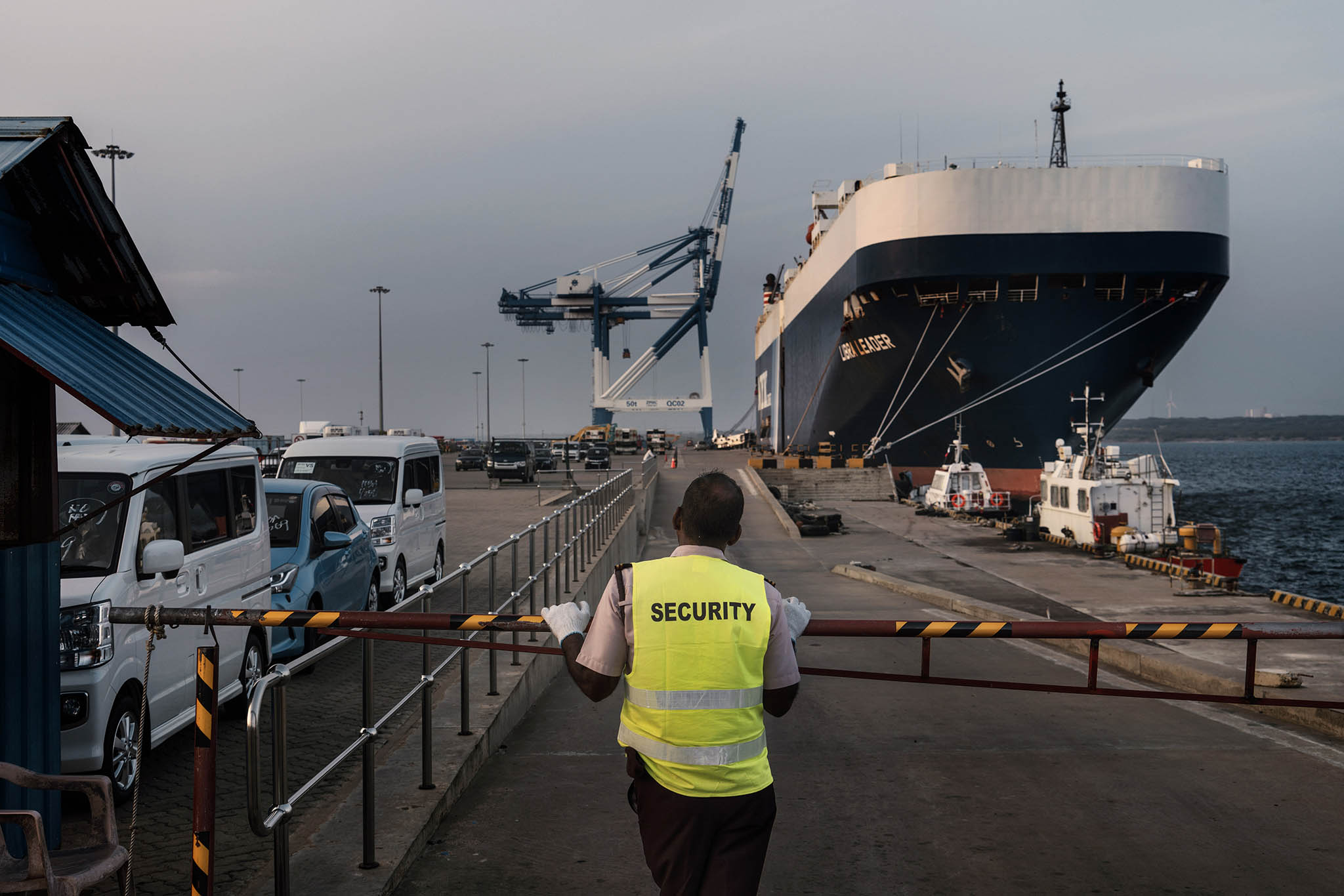 The Hambantota Port in Sri Lanka. March 5, 2018. (Adam Dean/The New York Times)