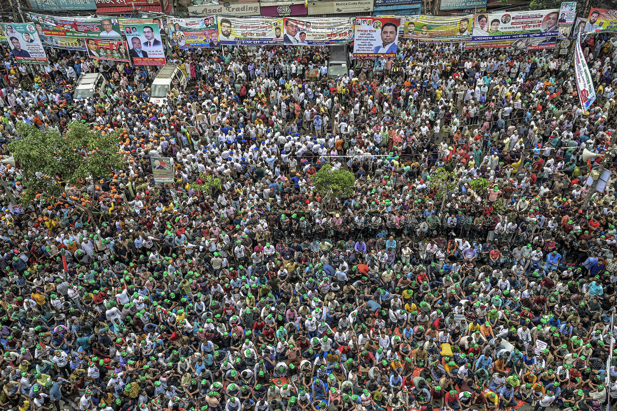 A BNP rally in Dhaka, Bangladesh. July 12, 2023. (Atul Loke/The New York Times)