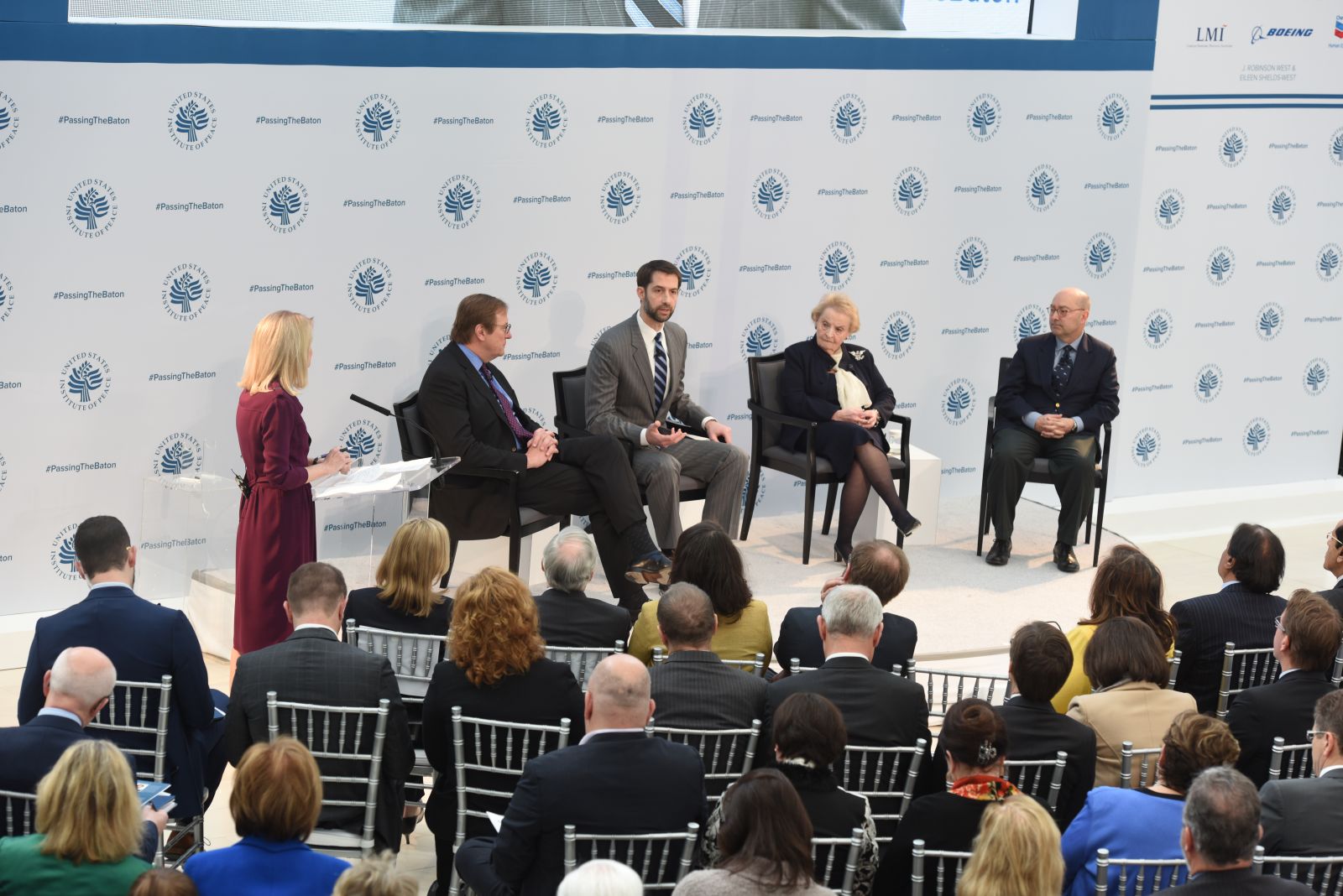 Frederick Kempe, Senator Tom Cotton, Madeleine Albright, Admiral James Stavridis 