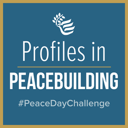 Peace Day Challenge graphic badge square