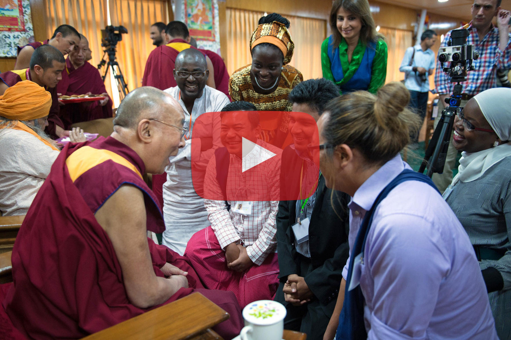 Dalai Lama video capture
