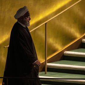 President Hassan Rouhani of Iran has a vested interest in reviving diplomacy but has limited time to engage the Biden administration with elections in Iran slated for June. (Brittainy Newman/The New York Times)