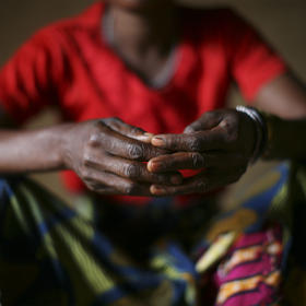A woman who says she was raped by armed men from a Mai Mai Cheka militia near Livungi, Republic of Congo. September 17, 2010. (Michael Kamber/The New York Times)