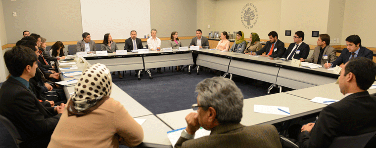 USIP Talks Aid, Self-Reliance with Early-Career Afghan Diplomats in Joint U.S.-China Program