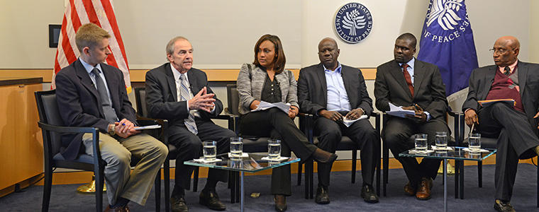 Princeton Lyman discusses pathways to a national dialogue in Sudan during a March 24, 2014, USIP webcast-only discussion.