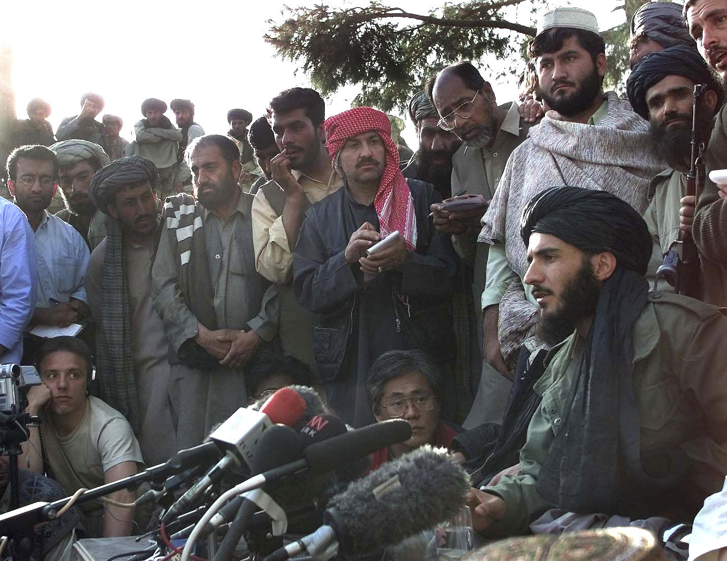 A Taliban spokesman said they would not give up the south (Nov. 21, 2001). Much has changed in Afghanistan since then, but there are still some areas of the country that value the Taliban way of life and moral code of conduct. NYT/Ruth Fremson