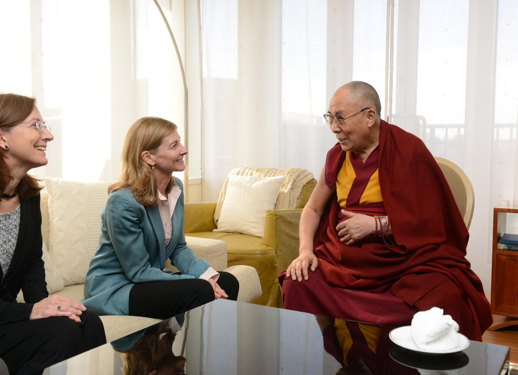 Nancy Lindborg Dalai Lama