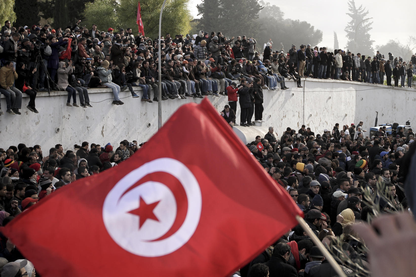 rally in tunisia