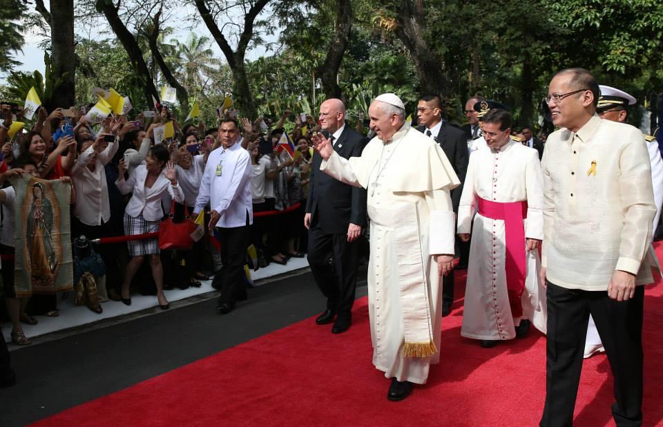 Pope Francis in Malacanang