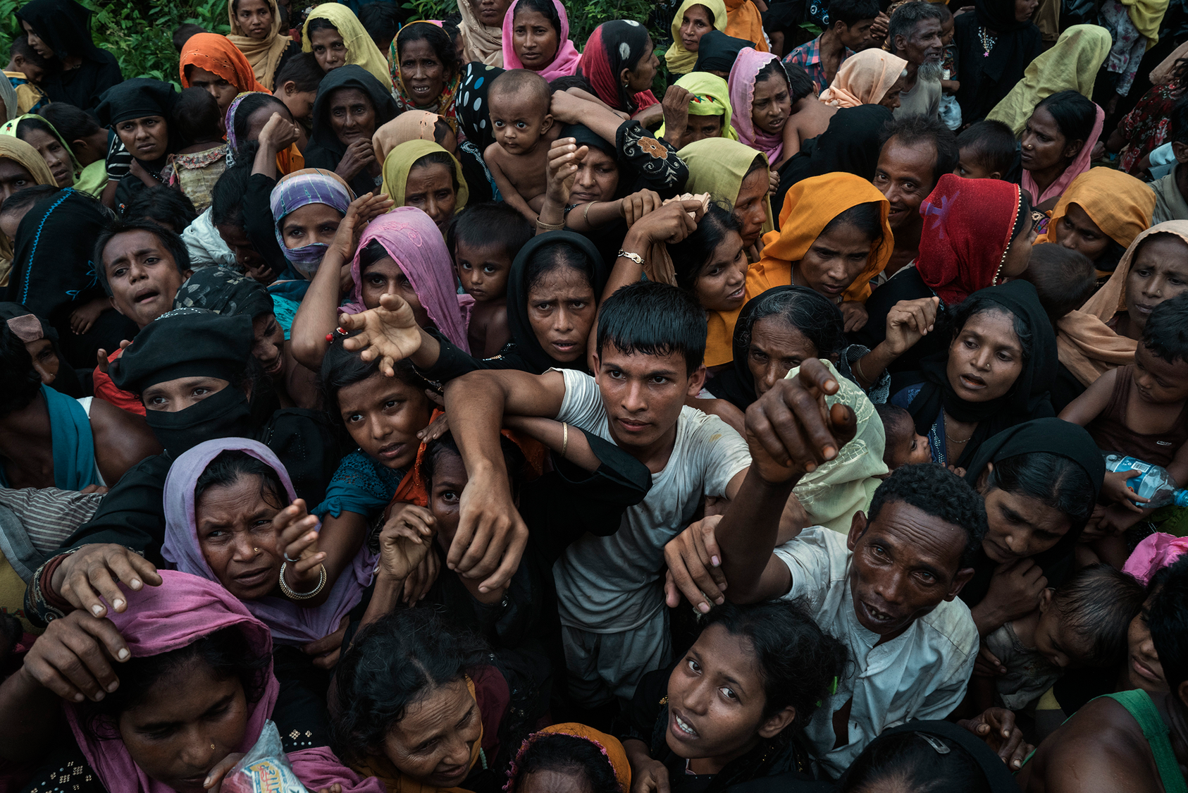 Rohingya refugees from Myanmar