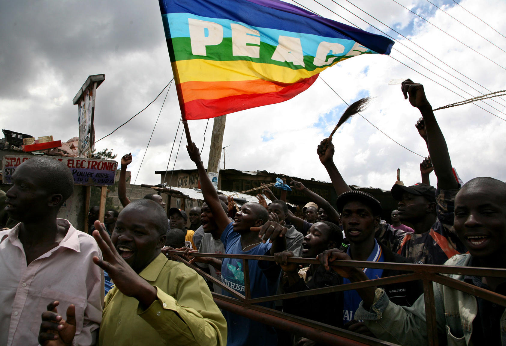 Unrest in Kenya surrounding human rights. Photo Courtesy of The New York Times/Evelyn Hockstein